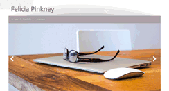 Desktop Screenshot of feliciapinkney.com
